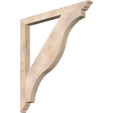 Funston Traditional Smooth Bracket, Douglas Fir, 3 1/2W X 44D X 48H